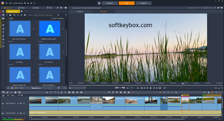 Pinnacle Studio reflects a professional video editing environment designed for creative storytelling and high-quality visual production workflows. 