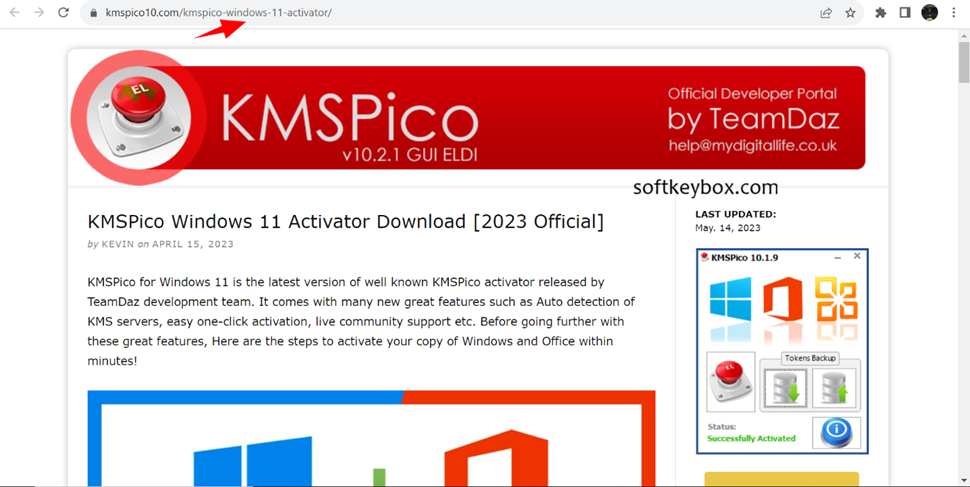 Windows 11 Activator Full Version showing activation status and licensing options 